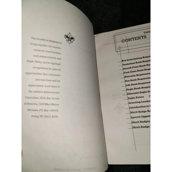 Book Boy Scout Requirements y2k (2000) #33215C Hand Book Boy Scouts Of America - Picture 8 of 9